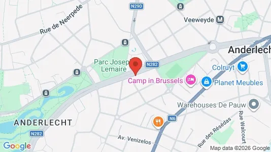 Apartments for rent in Brussels Anderlecht - Photo from Google Street View
