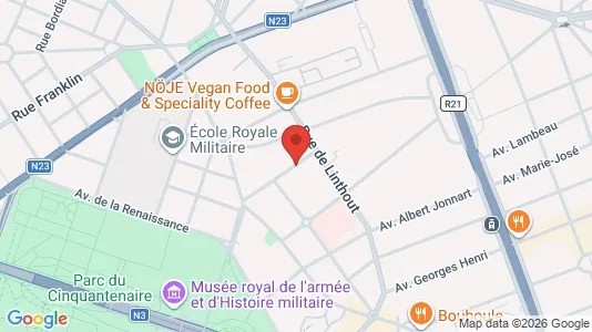 Apartments for rent i Brussels Etterbeek - kort over placeringen
