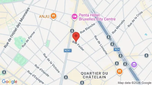 Apartments for rent in Brussels Sint-Gillis - Photo from Google Street View