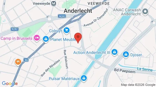 Apartments for rent in Brussels Anderlecht - Photo from Google Street View