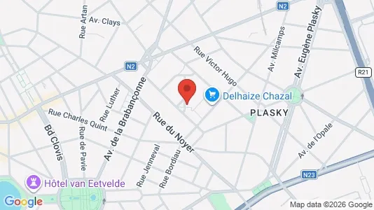 Apartments for rent in Brussels Schaarbeek - Photo from Google Street View