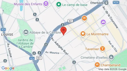 Apartments for rent in Brussels Elsene - Photo from Google Street View
