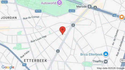 Apartments for rent in Brussels Etterbeek - Photo from Google Street View