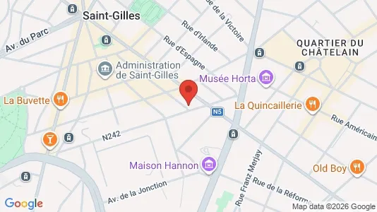 Apartments for rent in Brussels Sint-Gillis - Photo from Google Street View