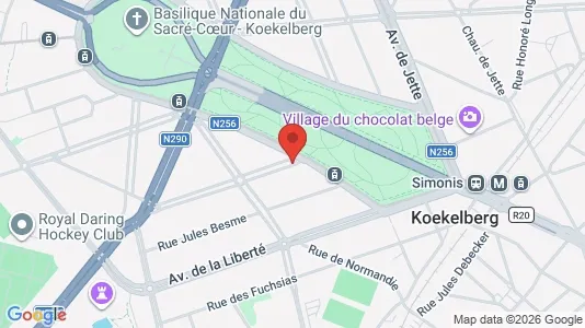 Apartments for rent in Brussels Koekelberg - Photo from Google Street View