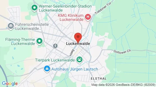 Apartments for rent i Teltow-Fläming - kort over placeringen