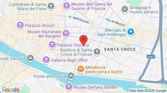 Apartments for rent i Florence - kort over placeringen