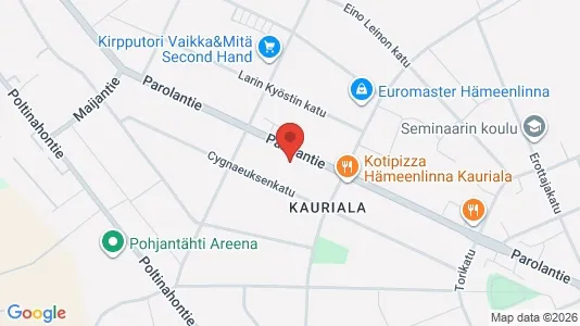 Apartments for rent i Hämeenlinna - kort over placeringen