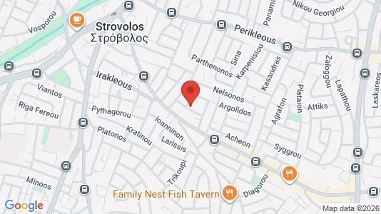 Apartments for rent i Nicosia Strovolos - kort over placeringen