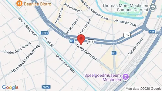 Apartments for rent i Mechelen - kort over placeringen