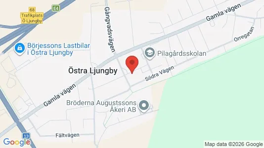 Apartments for rent i Klippan - kort over placeringen