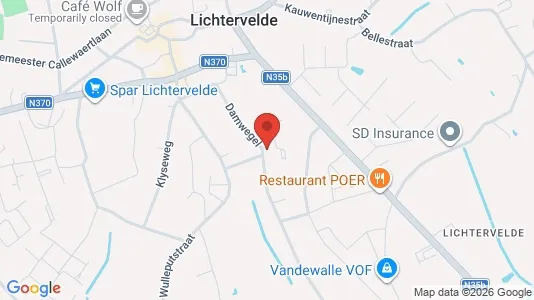 Apartments for rent i Lichtervelde - kort over placeringen