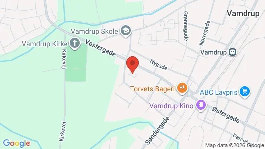 Apartments for rent i Vamdrup - kort over placeringen