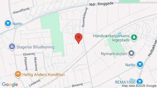 Apartments for rent i Slagelse - kort over placeringen