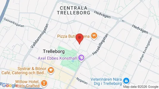 Apartments for rent i Trelleborg - kort over placeringen