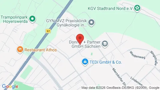 Apartments for rent i Bautzen - kort over placeringen