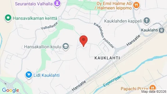Apartments for rent i Espoo - kort over placeringen