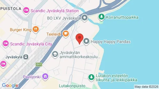 Apartments for rent i Jyväskylä - kort over placeringen