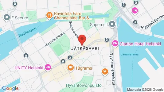 Apartments for rent i Helsinki Eteläinen - kort over placeringen