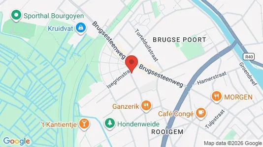 Apartments for rent i Stad Gent - kort over placeringen