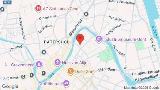 Apartments for rent i Stad Gent - kort over placeringen
