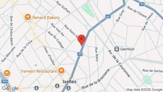 Apartments for rent in Brussels Elsene - Photo from Google Street View