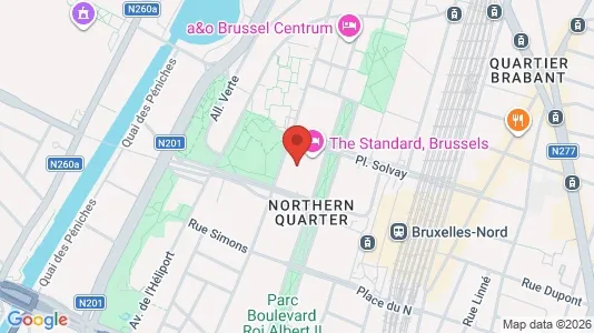 Apartments for rent i Stad Brussel - kort over placeringen