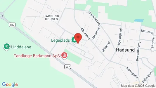 Apartments for rent i Hadsund - kort over placeringen