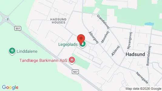 Apartments for rent i Hadsund - kort over placeringen