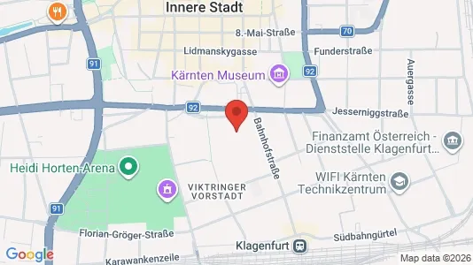 Apartments for rent i Ebenthal in Kärnten - kort over placeringen