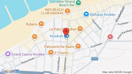 Apartments for rent i Knokke-Heist - kort over placeringen