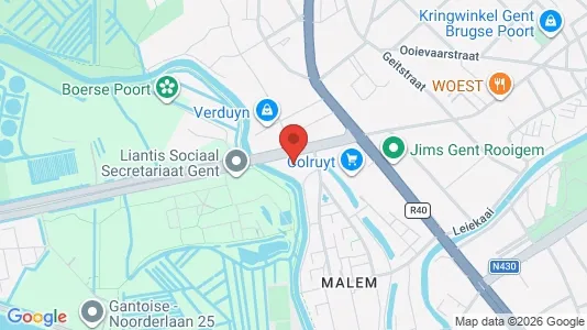 Apartments for rent i Stad Gent - kort over placeringen