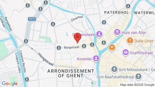 Apartments for rent i Stad Gent - kort over placeringen
