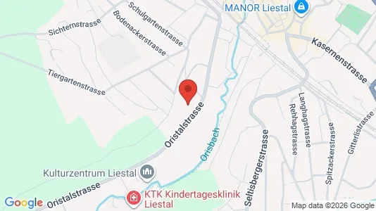 Apartments for rent i Liestal - kort over placeringen