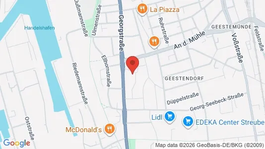 Apartments for rent in Bremerhaven - Photo from Google Street View