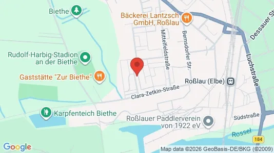 Apartments for rent i Dessau-Roßlau - kort over placeringen