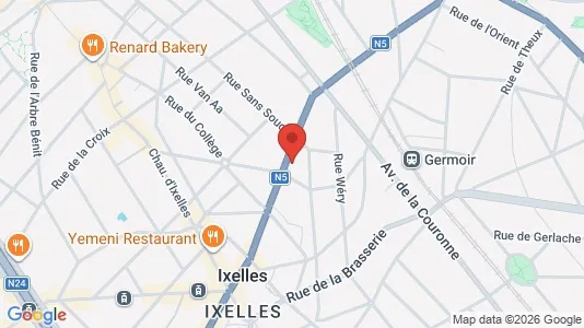 Apartments for rent in Brussels Elsene - Photo from Google Street View
