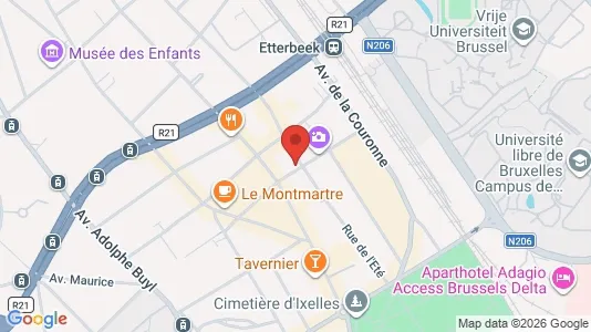 Apartments for rent in Brussels Elsene - Photo from Google Street View