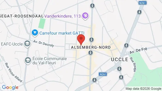 Apartments for rent in Brussels Ukkel - Photo from Google Street View
