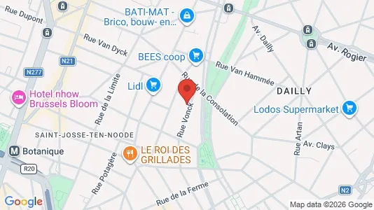 Apartments for rent in Brussels Schaarbeek - Photo from Google Street View