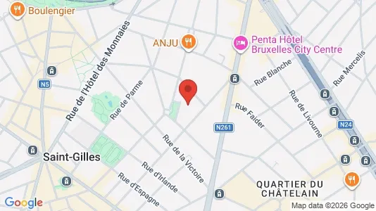Apartments for rent in Brussels Sint-Gillis - Photo from Google Street View