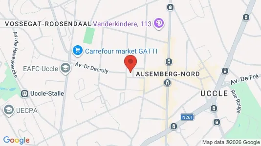 Apartments for rent in Brussels Ukkel - Photo from Google Street View