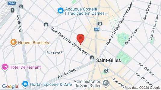 Apartments for rent in Brussels Sint-Gillis - Photo from Google Street View