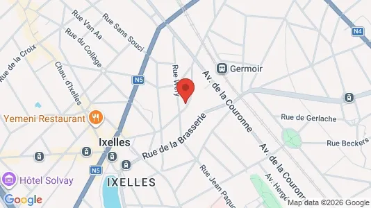 Apartments for rent in Brussels Elsene - Photo from Google Street View