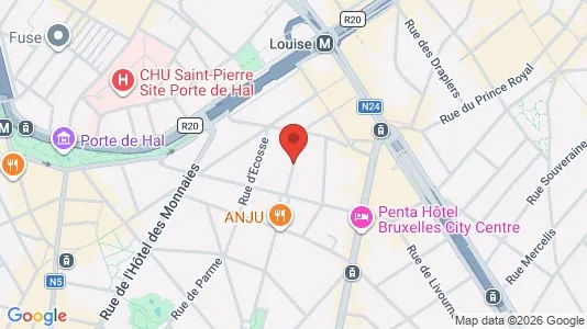 Apartments for rent in Brussels Sint-Gillis - Photo from Google Street View
