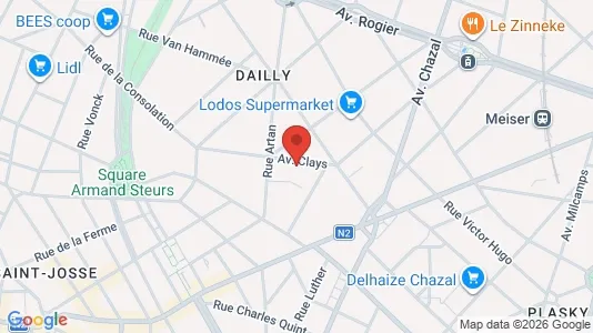 Apartments for rent in Brussels Schaarbeek - Photo from Google Street View