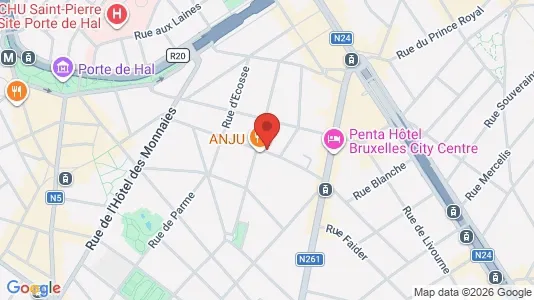 Apartments for rent in Brussels Sint-Gillis - Photo from Google Street View