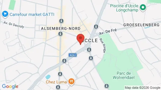 Apartments for rent in Brussels Ukkel - Photo from Google Street View