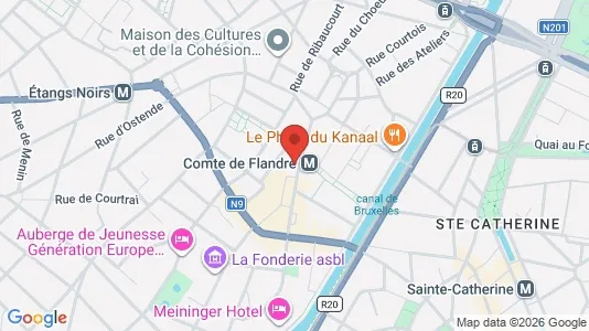 Apartments for rent in Brussels Sint-Jans-Molenbeek - Photo from Google Street View