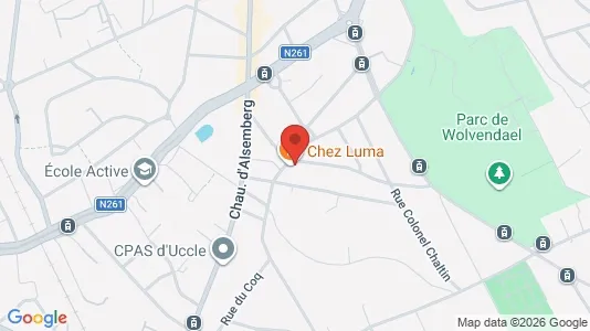 Apartments for rent i Brussels Ukkel - kort over placeringen
